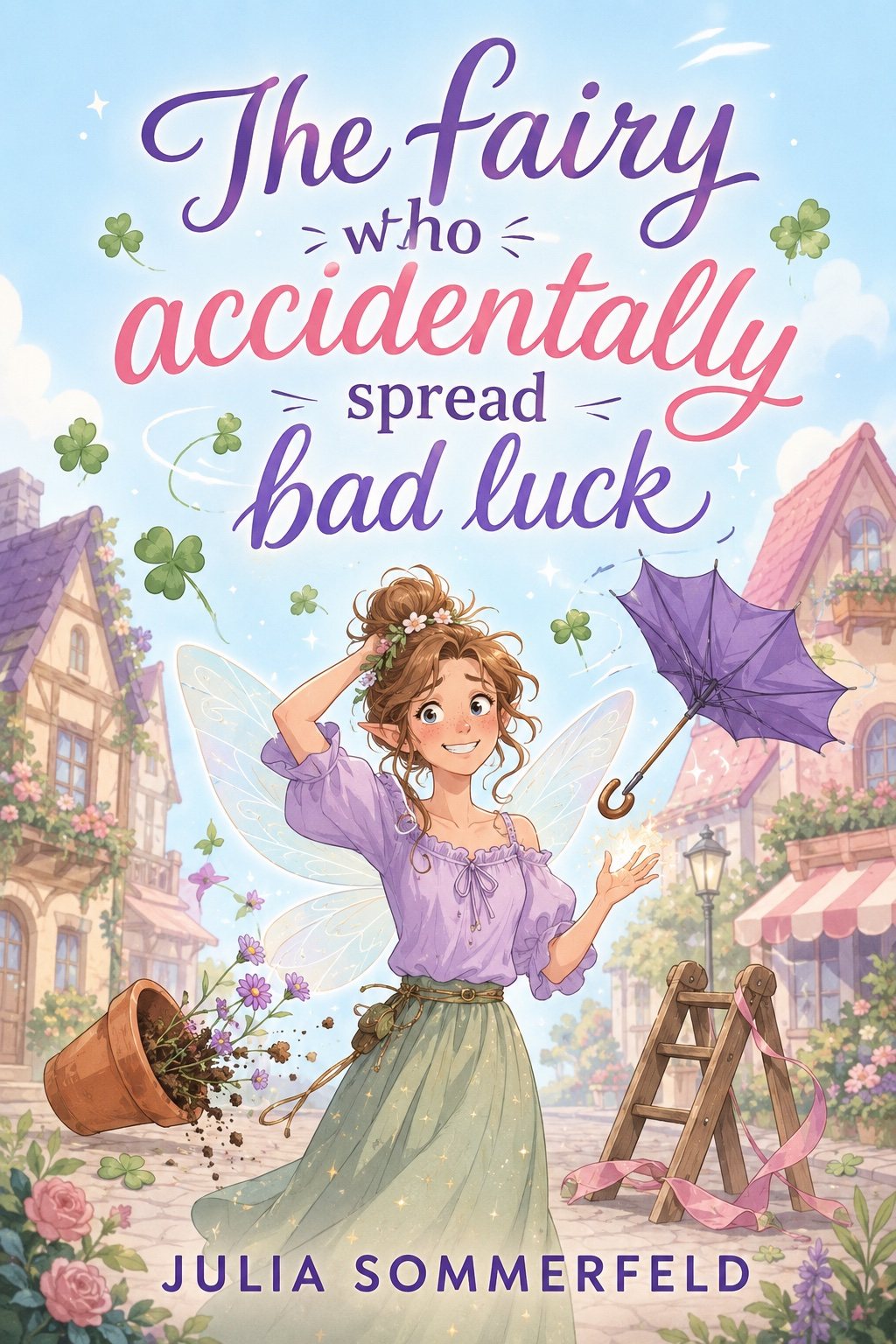 Cover of The fairy who accidentally spread bad luck