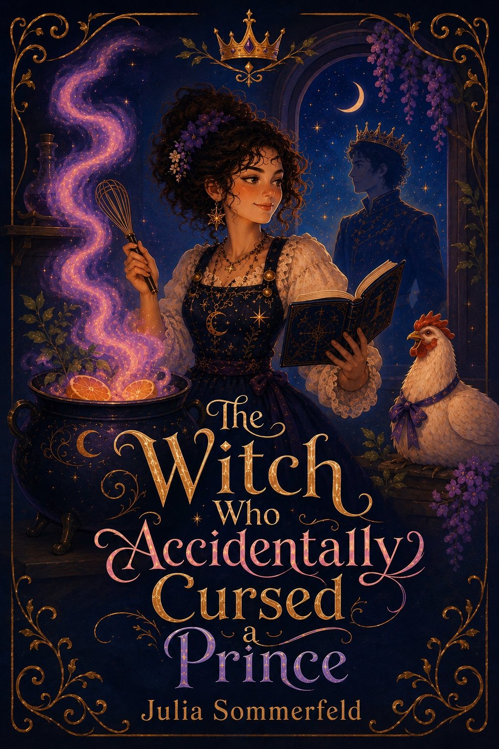 Cover of The witch who accidentally cursed a prince