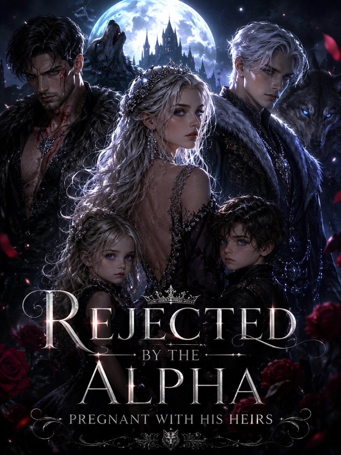 Cover of Rejected by the Alpha — Pregnant with His Heirs
