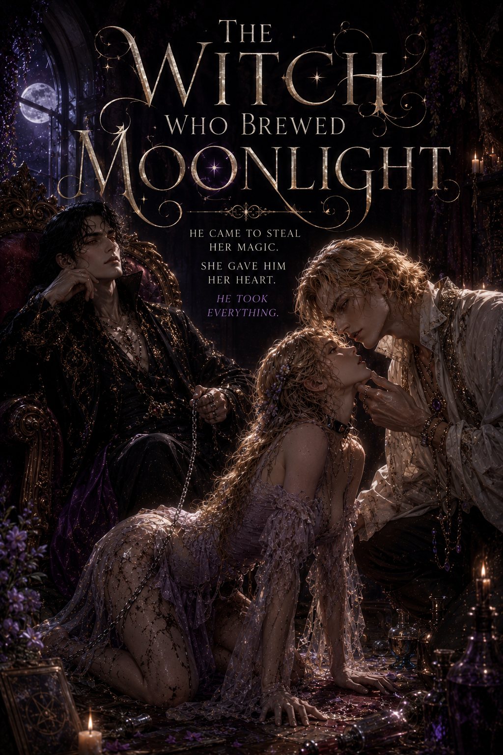Cover of The Witch Who Brewed Moonlight